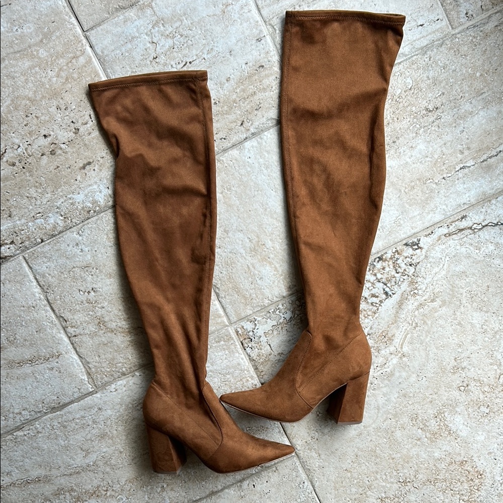 Steve Madden Brown Over-the-Knee Boots